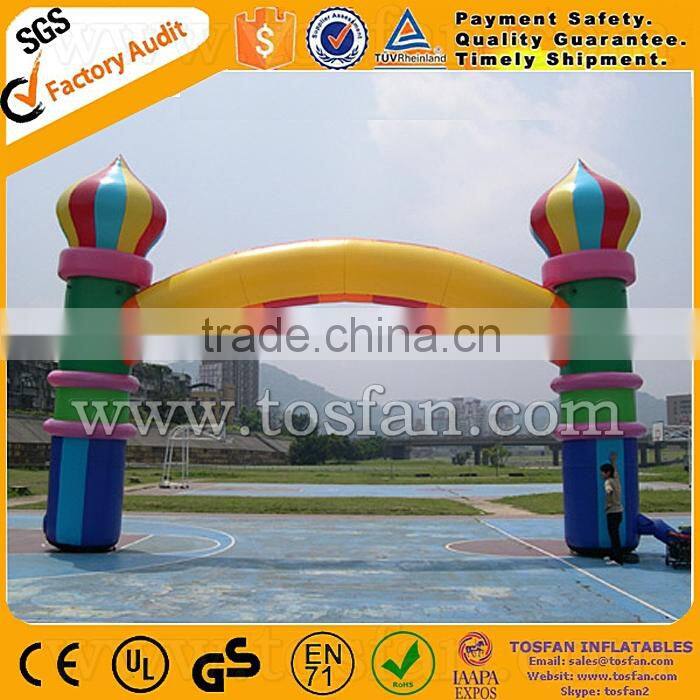 Most popular excellent inflatable entrance archway inflatable balloon arch F5036