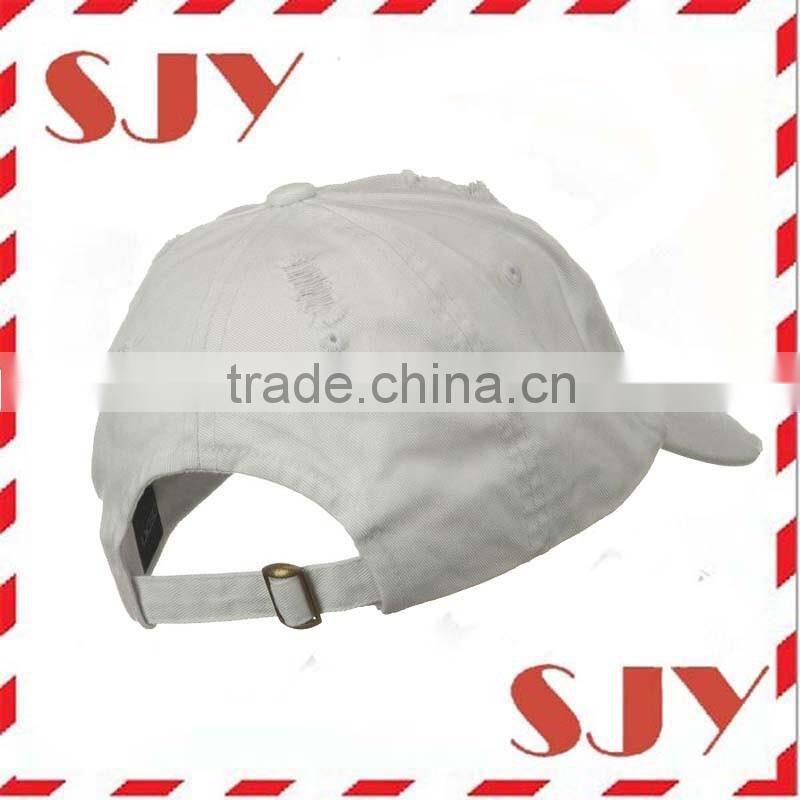 Wholesale promotional 6 panel baseball plain cap