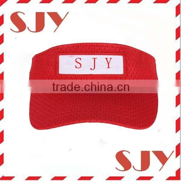 custom visor embroided cheap golf sun visor cap