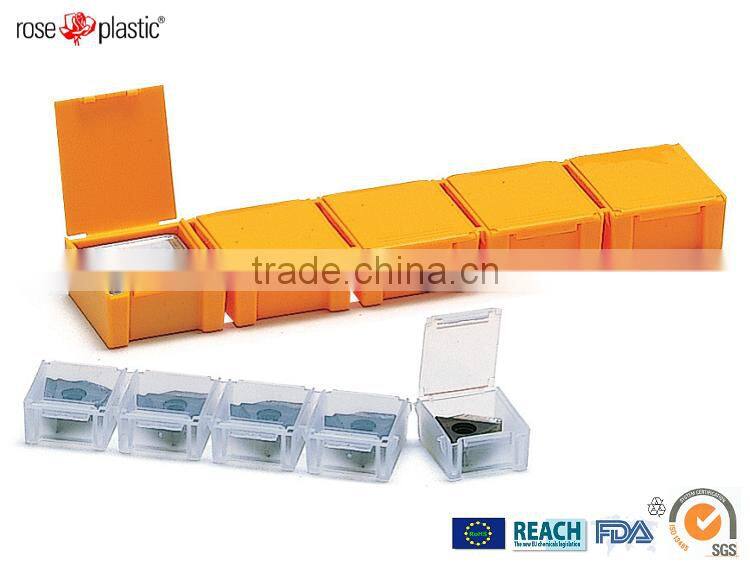 ABS plastic insert split packaging box for carbide inserts ISB
