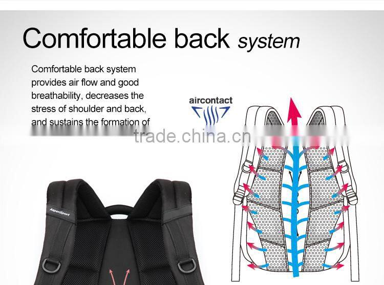 2016 New Arrival Laptop Backpack 1680D PU Water Resistant Laptop backpack