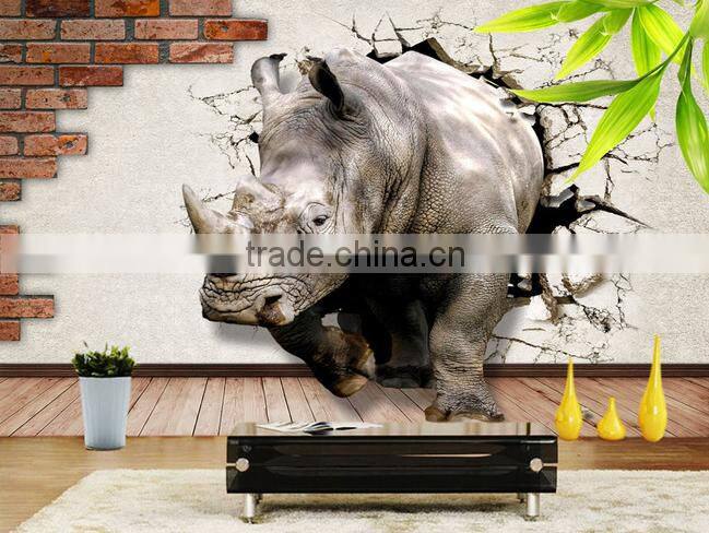 3D PVC Flooring Roll Patterns as Your Requirement