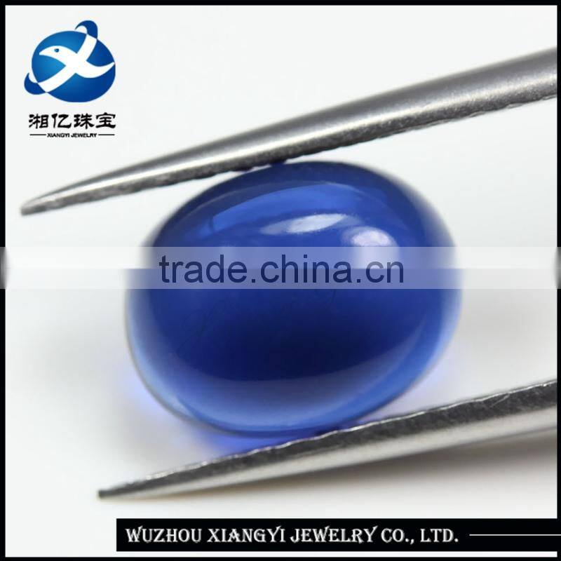 High Temperature Resistant For heat corundum blue sapphire cabochon gemstone wholesale