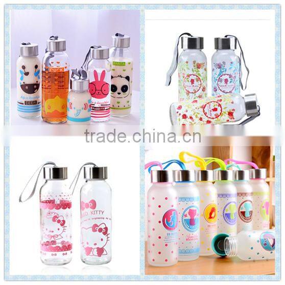 500ml 300ml heat-resistant glass thermos bottle outdoor WB087R