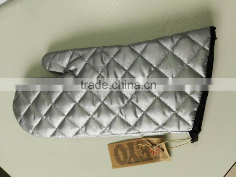 Black bbq glove nomex oven cotton gloves