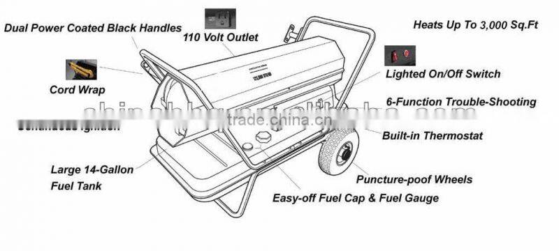 2014 new diesel kerosene air heater