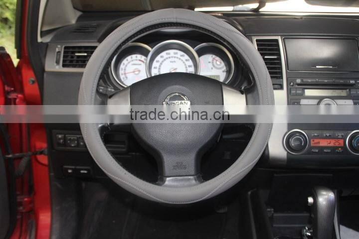 leather automobile classic steering wheel cover and The automobile steering wheel