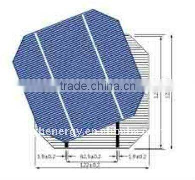 high quality 156mmx156mm polycrystalline solar cell,3x6