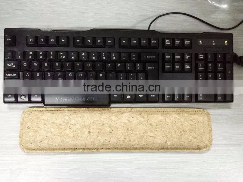 Boshiho new Arrival Item Soft Cork Keyboard Wrist Rest Pad computer peripheral
