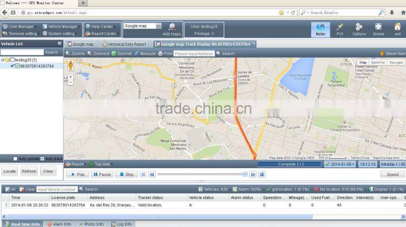 web/pc/android/IOS gps tracking software for Queclink ,coban and most trackers