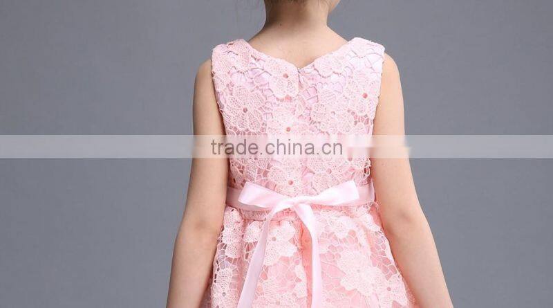 kids summer dress short sleeves dress infant flower girl dresses