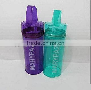 wenzhou cangnan wholesale clear plastic transparent pvc cylinder shape pencil case for man