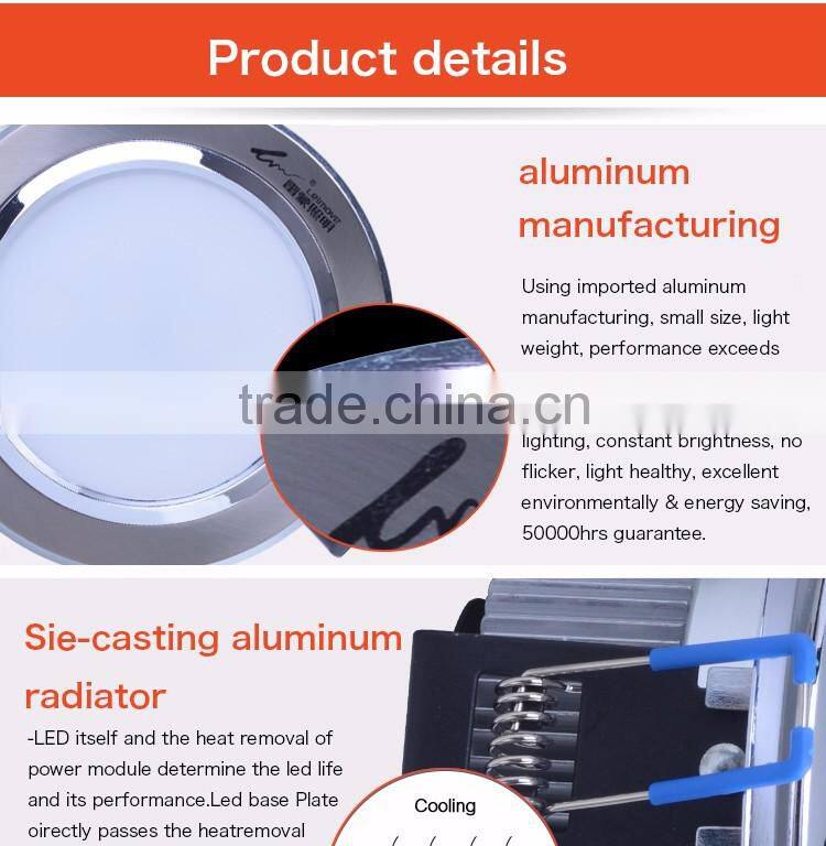 led recessed downlight ar111 oem/odm 15w dimmable downlight led