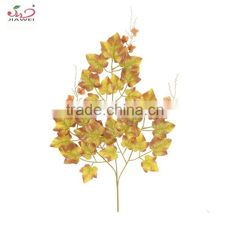 China high quality factory wholesale fabric decorative artificial hot grape branches and leaf