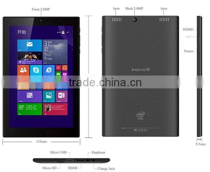 Ainol iNOVO8 Tablet PC Intel Z3735D Quad Core 8.0 Inch Win8 IPS 2GB 32GB Black