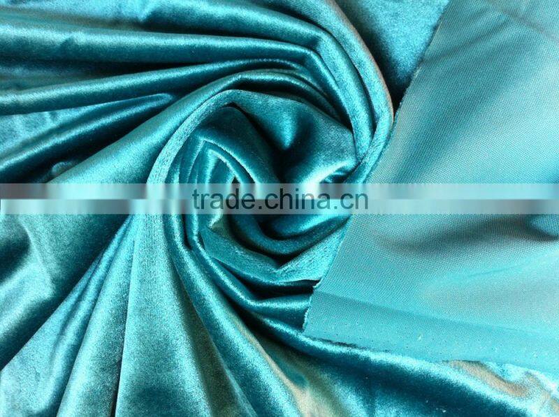 PD shiny KS velour for curtain