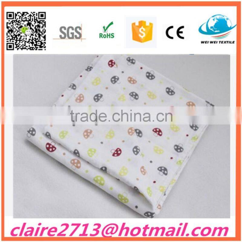 120x120cm cotton Muslin Baby Soft Swaddling Blankets use for Newborn Infant