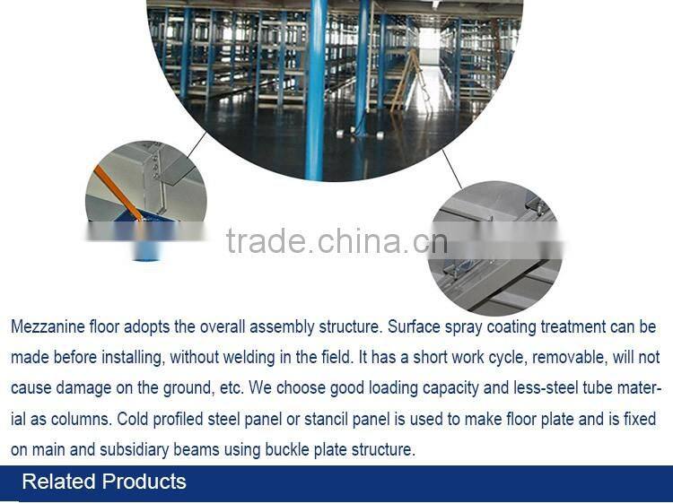 steel mezzanine rack structure