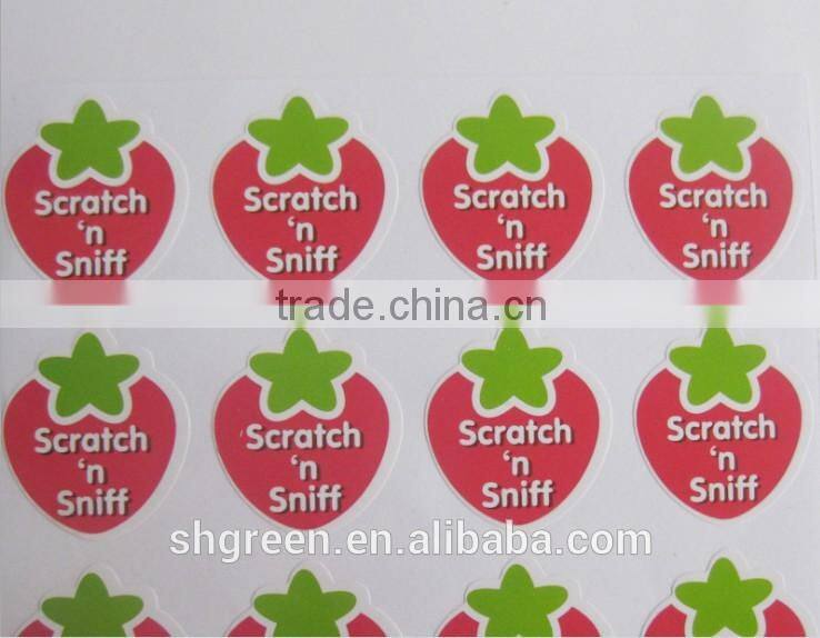 Safe paper sticker for cosmetics