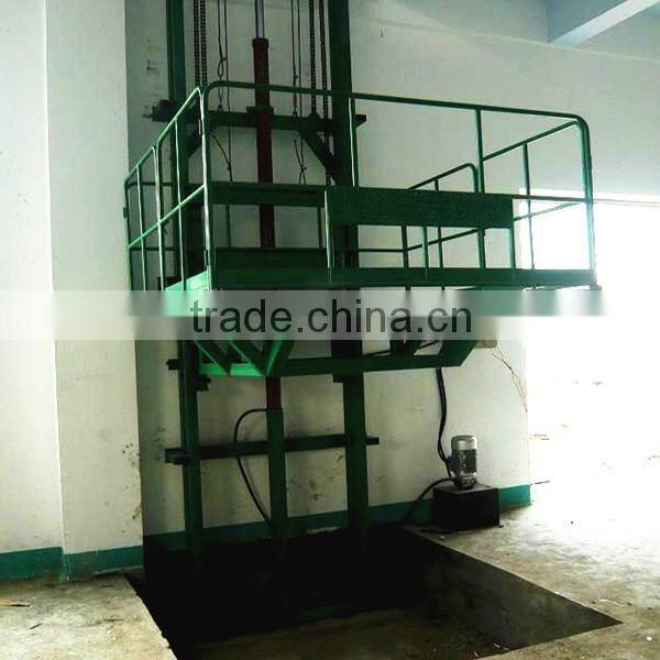 Hot Sale warehouse freight elevator hydraulic cargo lift