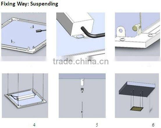 600x600 rgb led panel light 54w for KTV using color floor
