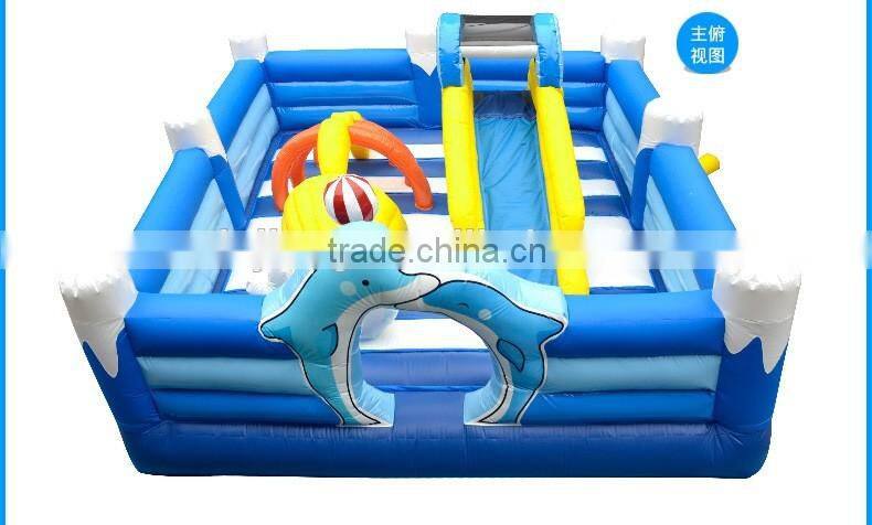 kids gymnastic inflatable jumping trampoline castle for sale
