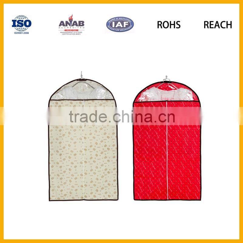 High Quality Printed Patterns Waterproof Dustproof Personalized Clothes Cover Bag Costume Garment Bag Cover