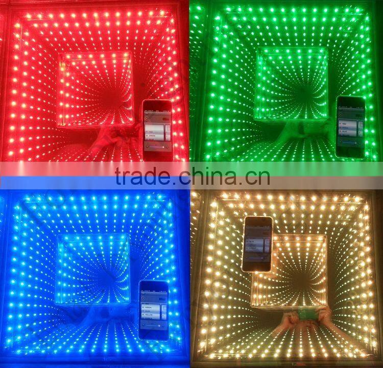 Wedding Decoration Magic 3D Toughened Floortile 5050 LED Dancing Floor Light
