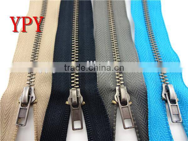top sale metal zipper with blue tape
