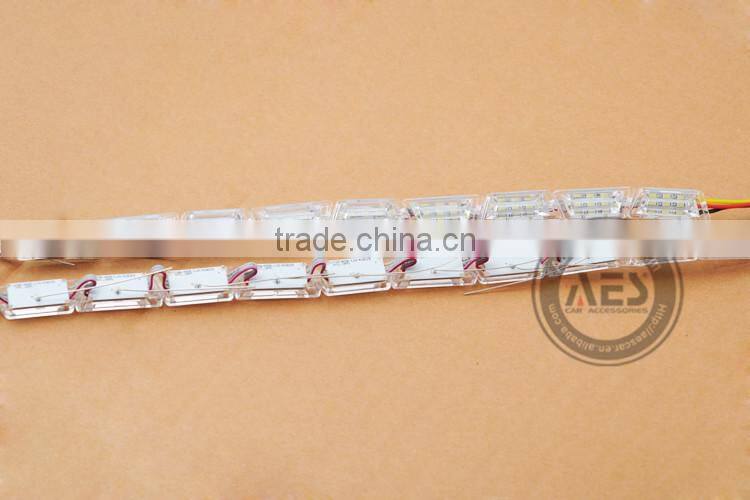 Newest design ! flexible led drl with crystal frame
