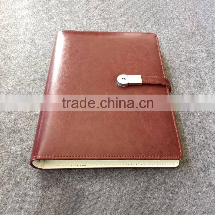 Hardcover Style and 96sheets Inner Pages USB notebook