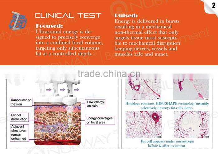 HIFU ultrasound hifu body shape weight loss machine / HIFU Body Slimming Machine