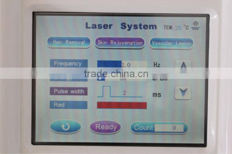Medical machines--Cooling probe laser Hair removal/varices removal machine-P003 with protect glass/goggle