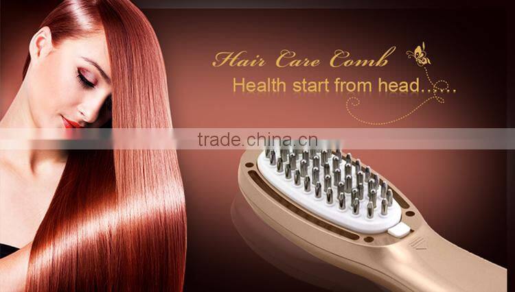 Hair growth electric scalp stimulator comb