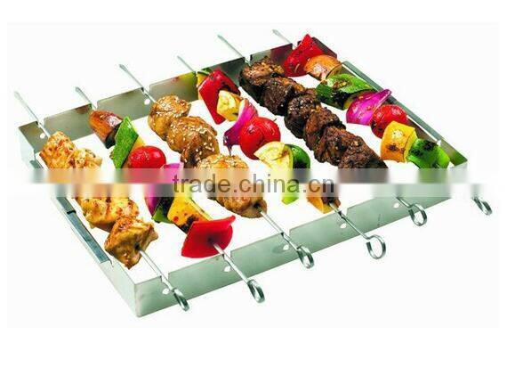 circle type BBQ kebab skewers/BBQ skewer stand/BBQ kabob rack
