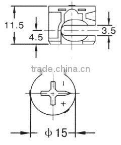 Furniture Hardware Fittings Minifix Connector Assembly Screw Cam Lock