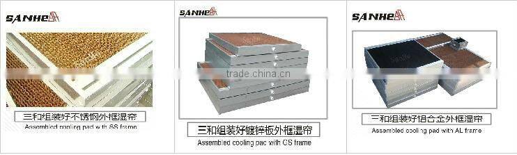 Sanhe Professional Evaporative cooling pad with CE Certificate