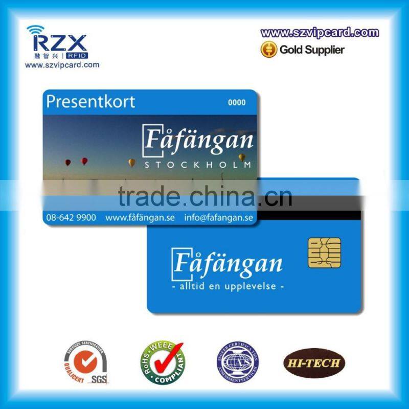 siemens 4428 contact pvc smart ic card with chip