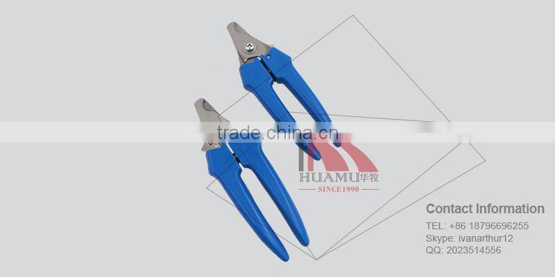 pig tail cutter with handle in blue 160*50 mm