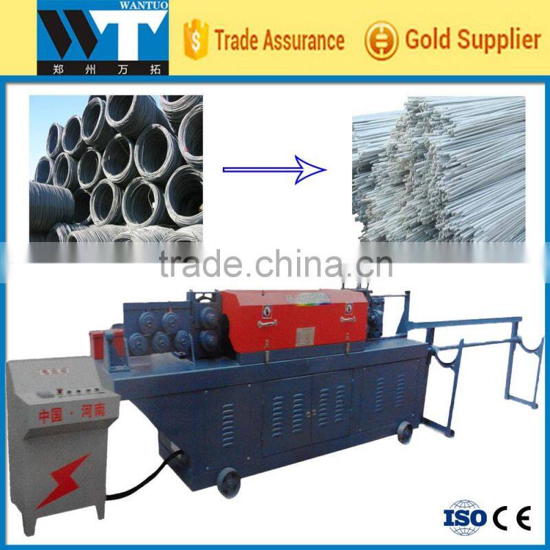 Energy-efficient Wire and Rebar straightening and cutting machine