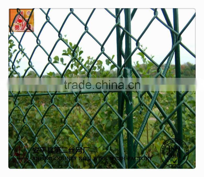 Diamond wire fence ,hot dipped galvanized chain link fence ,chain link fence prices