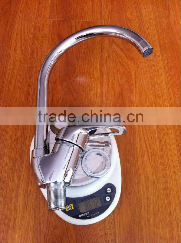 brass water saver kitchen faucet