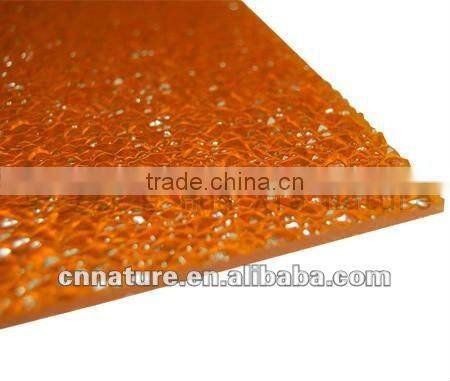 foshan diamond polycarbonate embossed sheet