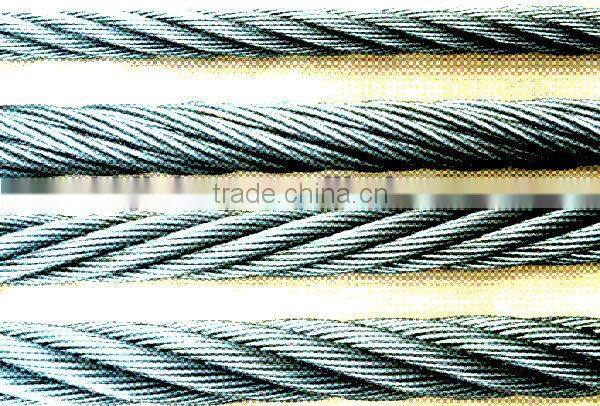 8X19S ungalvanized steel wire rope China manufacturer