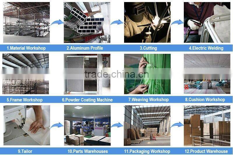 C - 2009 power coated aluminum outdoor rattan arm chair