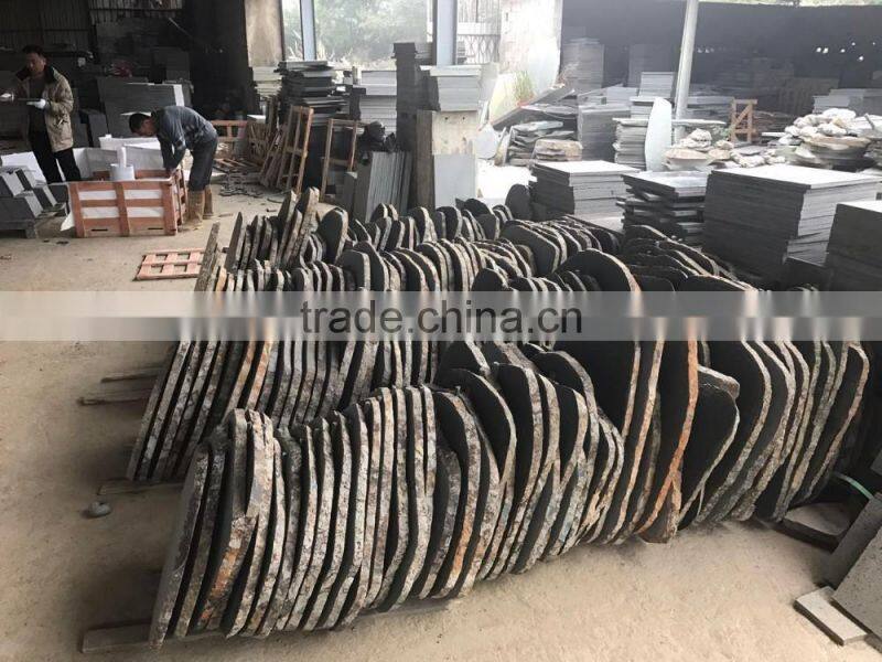 black pavers basalt paving stone cheap garden stone