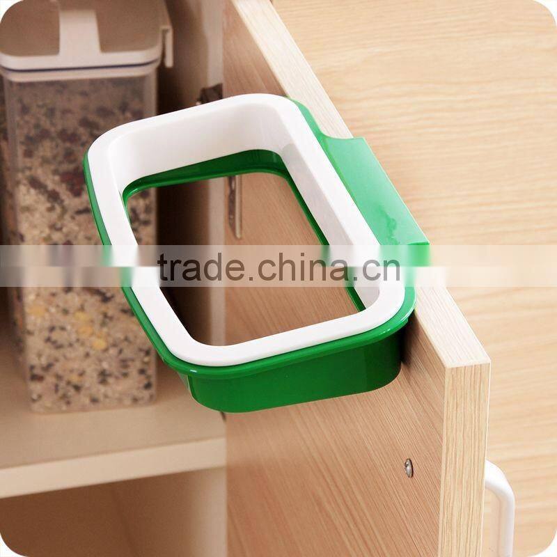 Plastic Hanging Garbage Rubbish Bag Holder Kitchen Cupboard Garbage Bag Storage Rack