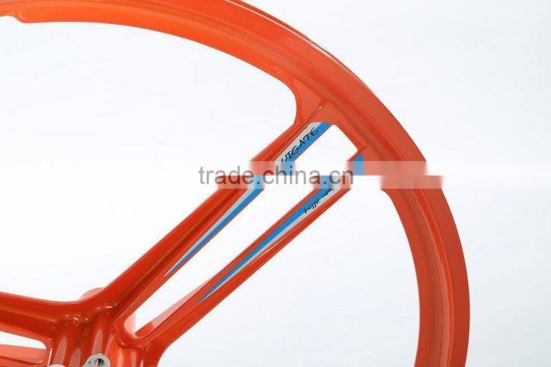 20 inch lightest strongest magnesium alloy bike wheel /fixed gear type hub bike wheel