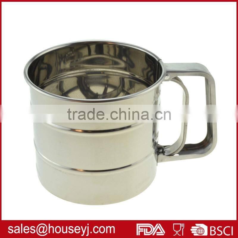 home baking tool stainless steel flour sifter powder sifter shakers