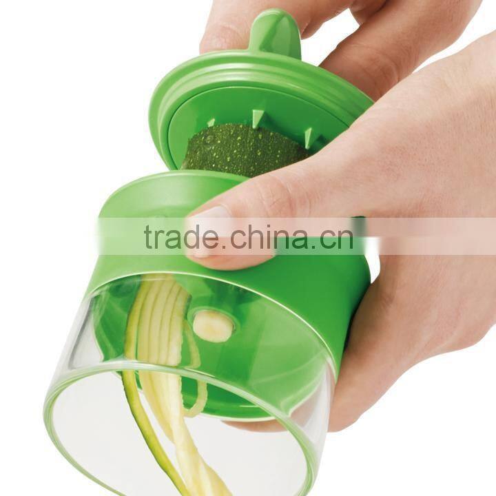 Food Grade Staniless Steel Fruit Vegetable Magic Handheld Spiralizer